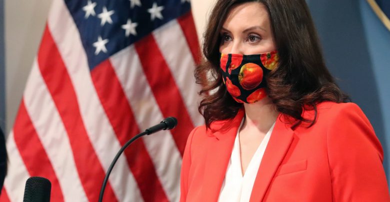 Covid cases overwhelm Michigan's healthcare system. Governor Whitmer urges residents to stay home