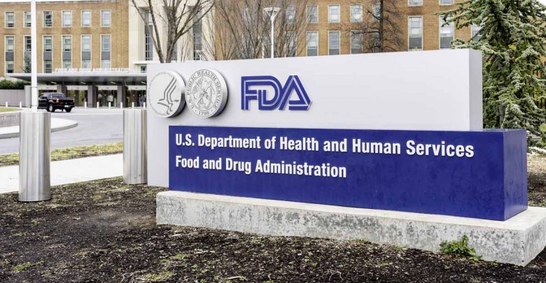 Sign outside FDA HQ in Washington, DC.