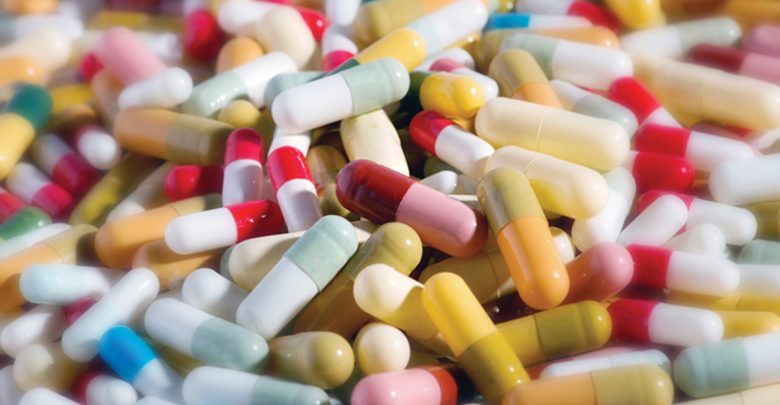 Antibiotic pills