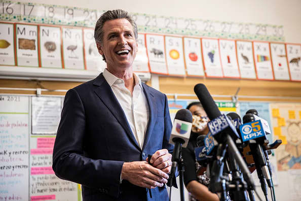 California counties with high Covid vaccination rates helped Newsom win the recall election