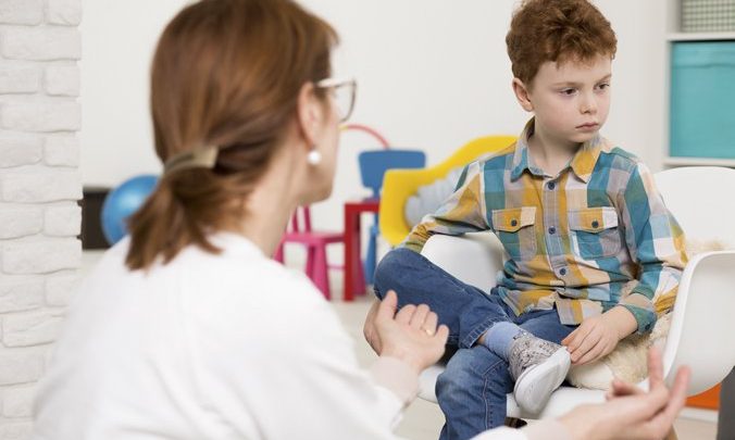 Child therapy session