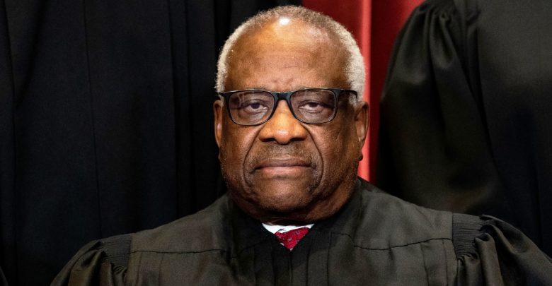 Supreme Court Justice Thomas says gay rights rulings open to be tossed