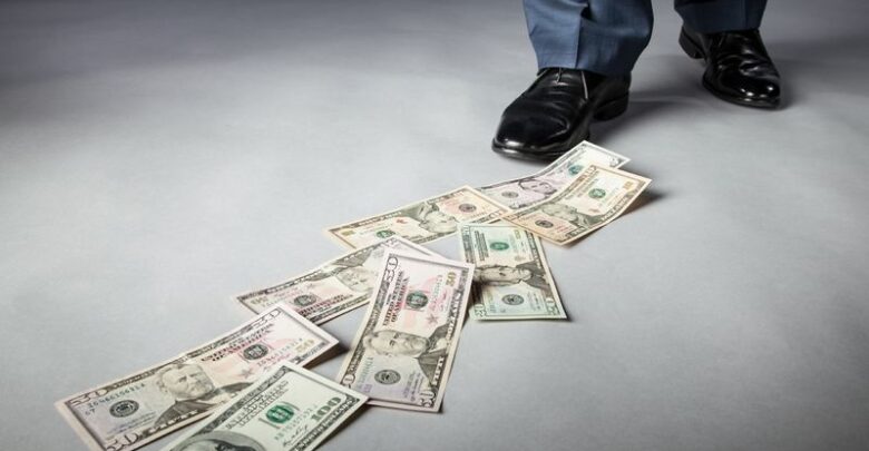 Money on the ground